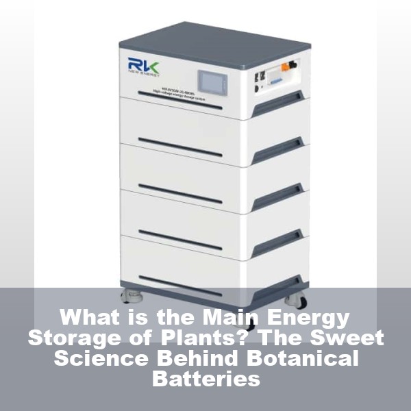 What is the Main Energy Storage of Plants? The Sweet Science Behind Botanical Batteries